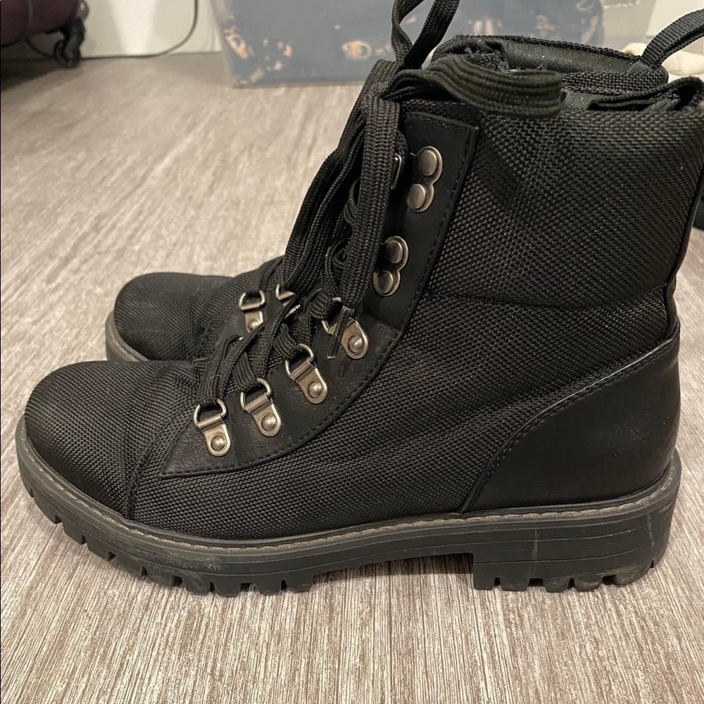 Black Combat Boots